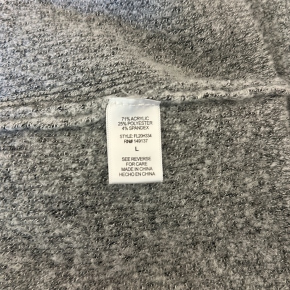 HYFVE COZY GREY BOUCLE MOCK NECK SWEATER DRESS - Picture 9 of 9